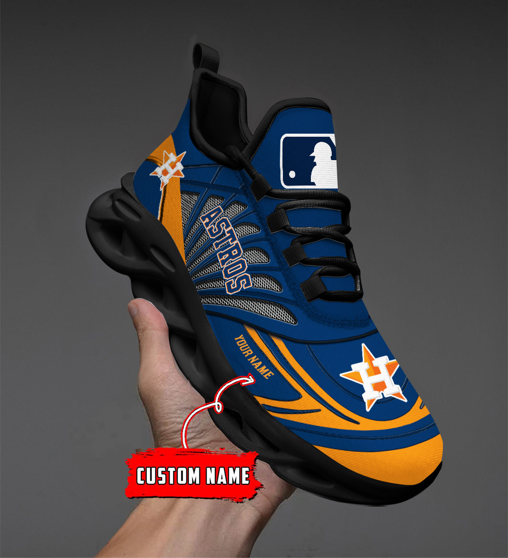 Custom Name Houston Astros PERSONALIZED MAX SOUL SHOES DS005
