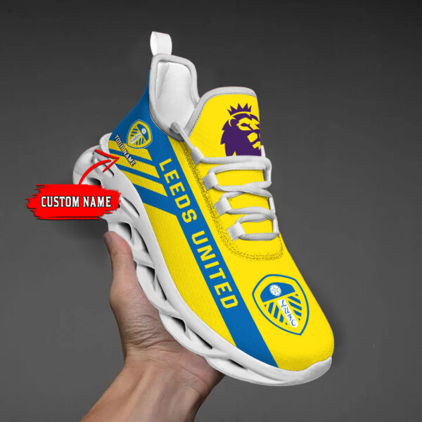 Custom Name Leeds United PERSONALIZED MAX SOUL SHOES DS006 EPL