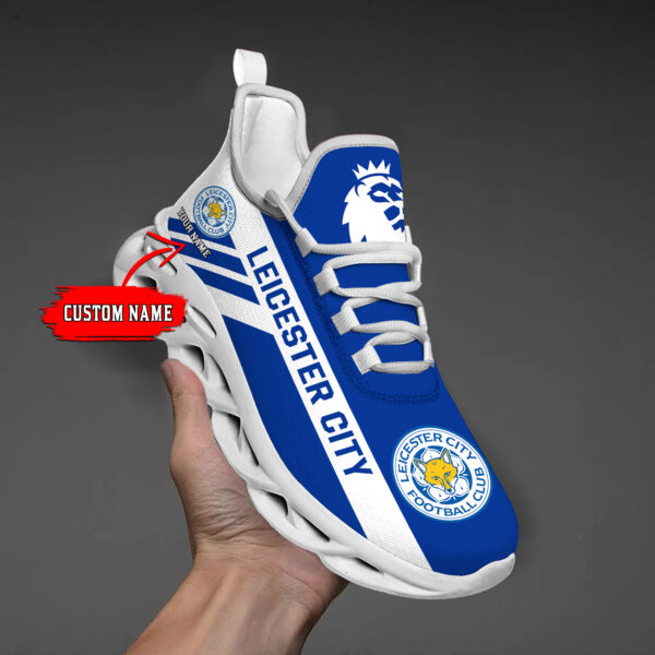 Custom Name Leicester City PERSONALIZED MAX SOUL SHOES DS006 EPL