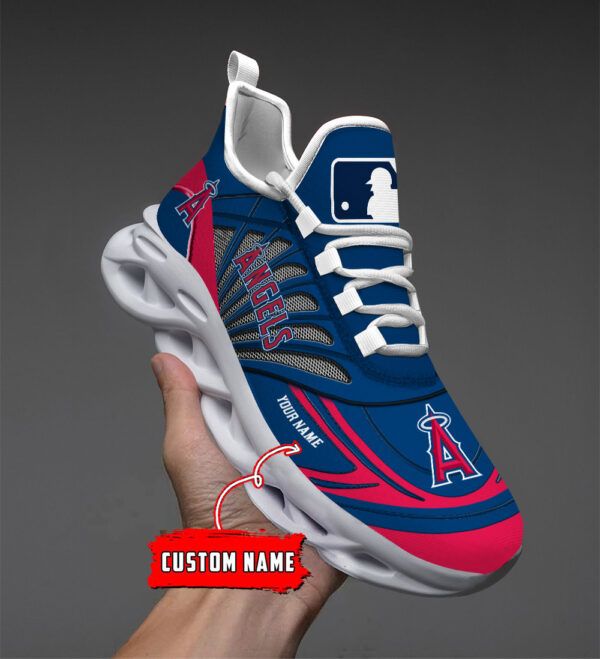 Custom Name Los Angeles Angels PERSONALIZED MAX SOUL SHOES DS005