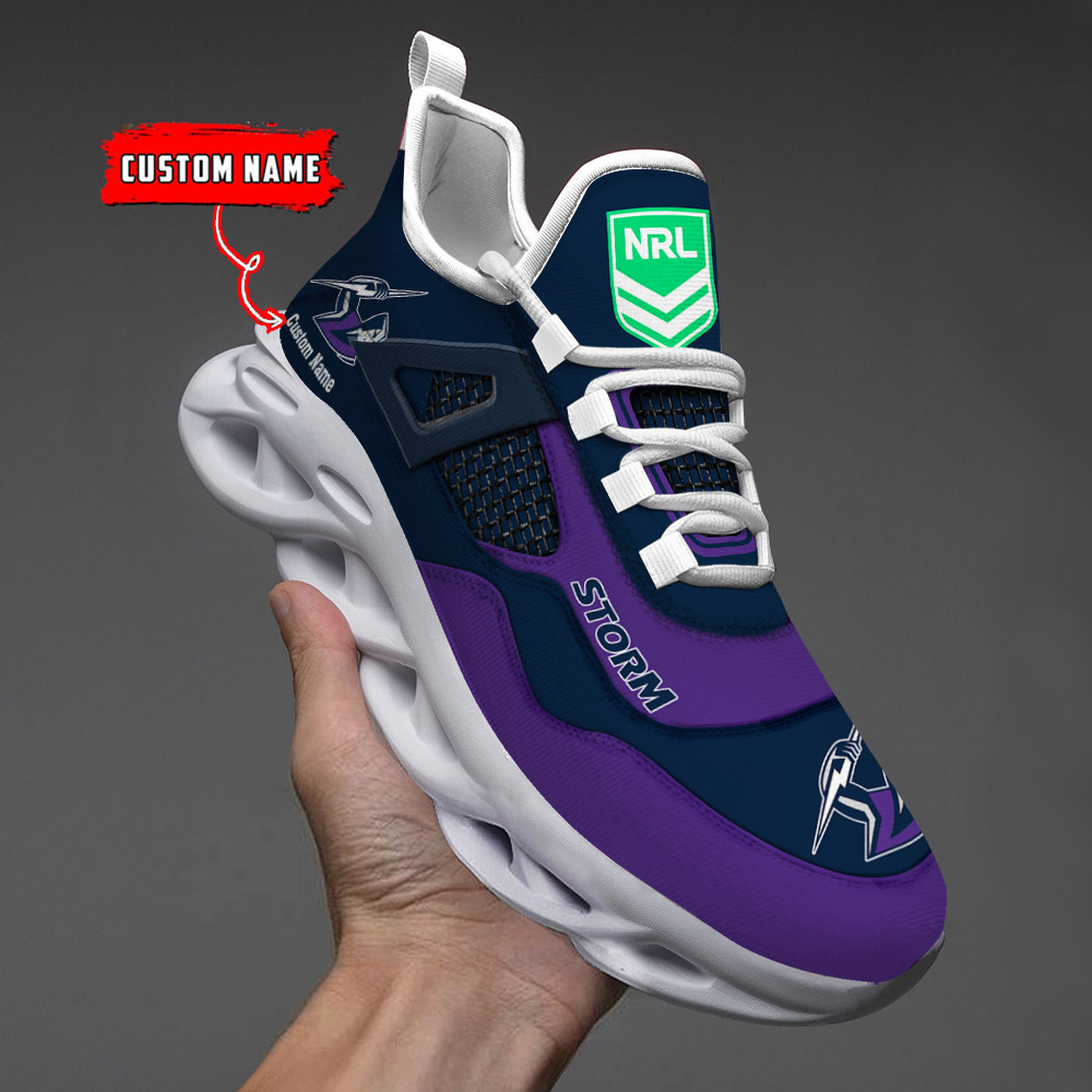 Custom Name Melbourne Storm NRL MAX SOUL SHOES DS001