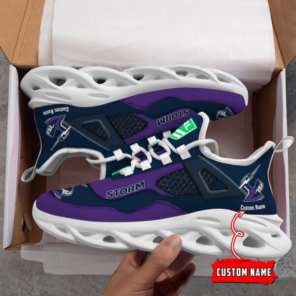 Custom Name Melbourne Storm NRL MAX SOUL SHOES DS001