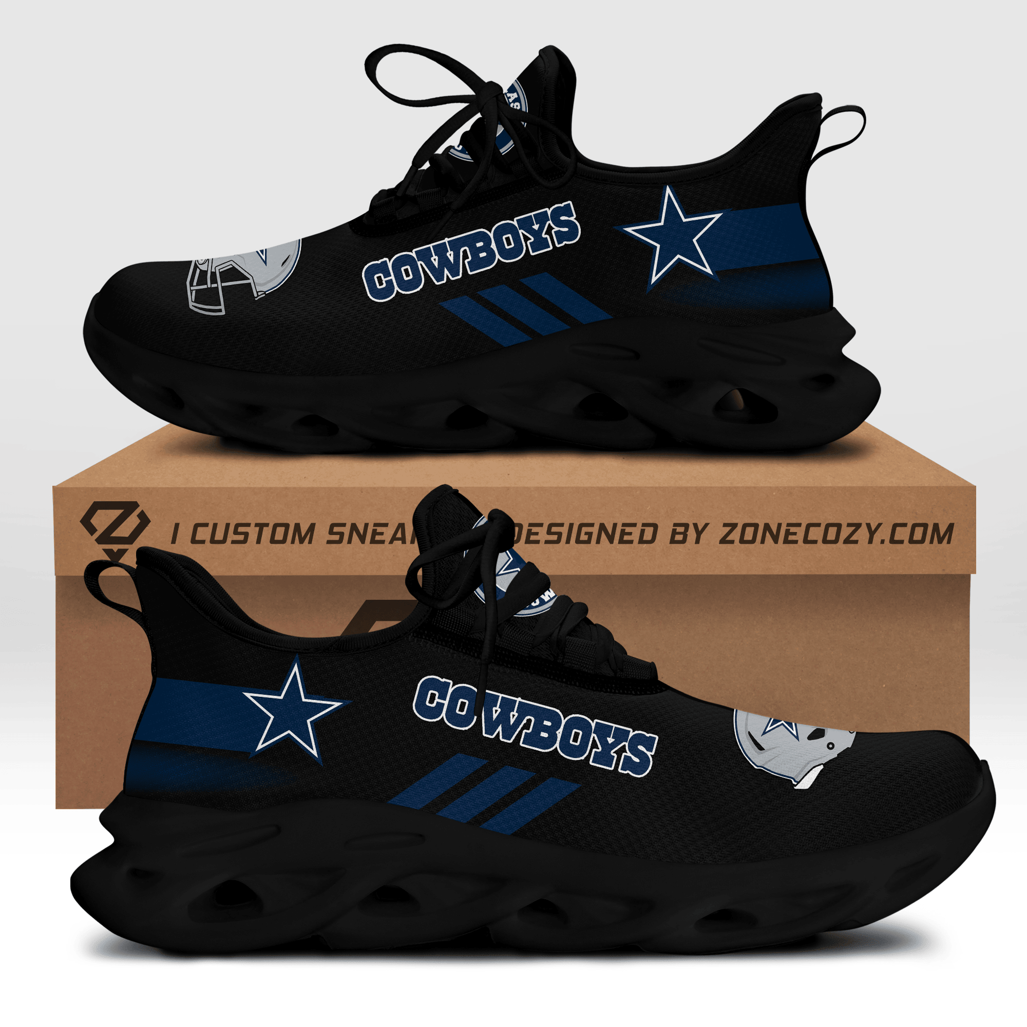 Dallas Cowboys Clunky Custom Sneaker Q180316