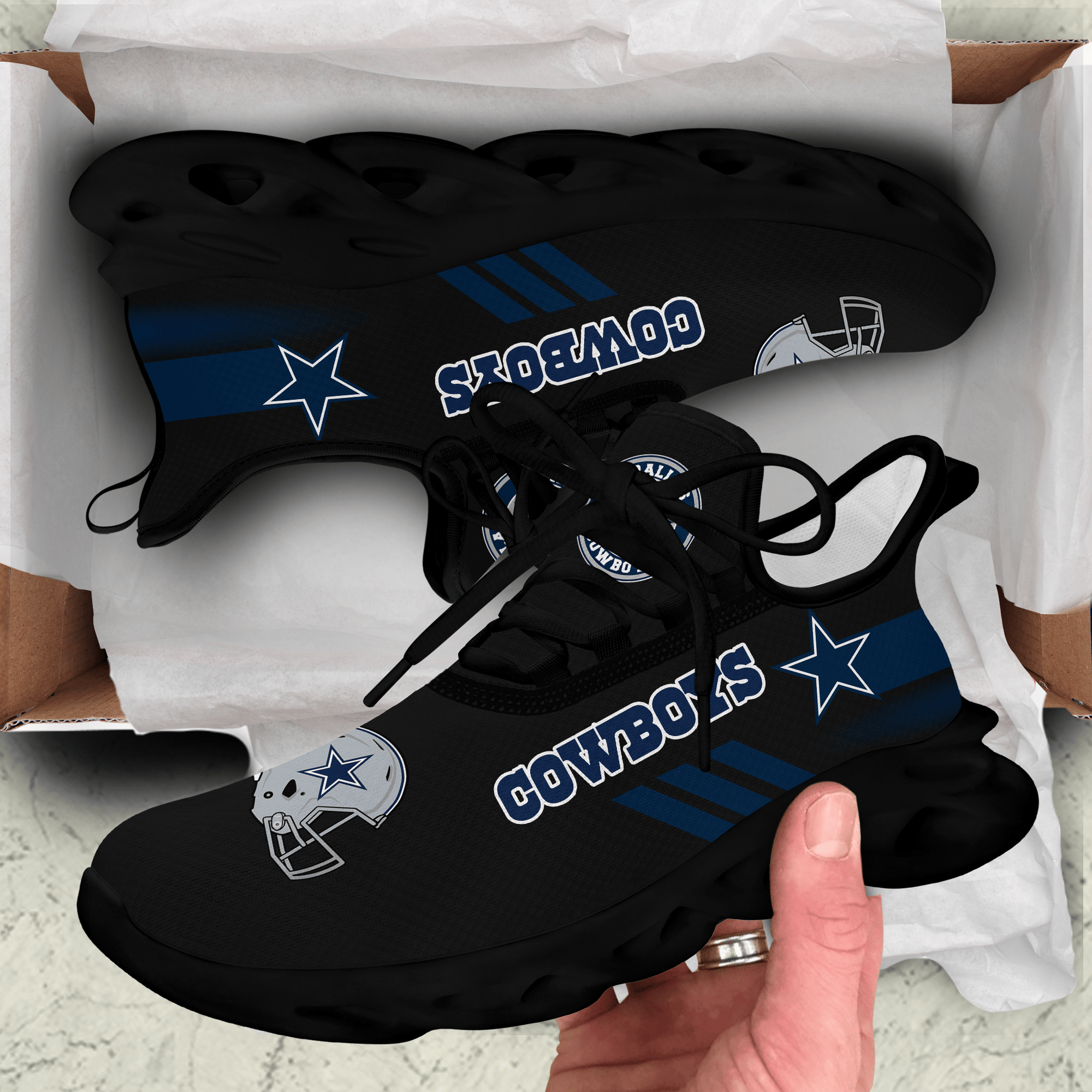 Dallas Cowboys Clunky Custom Sneaker Q180316