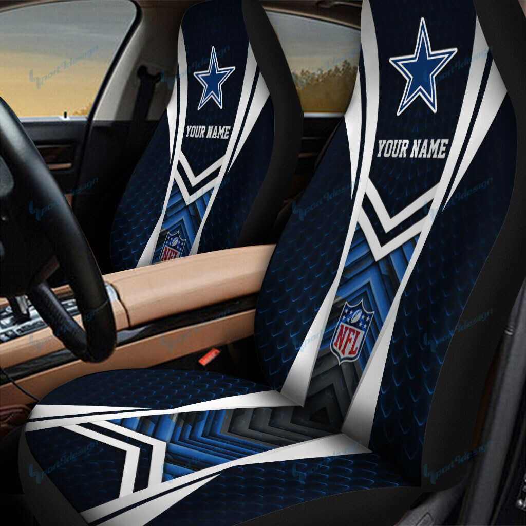 Dallas Cowboys Personalized Car Seat Covers BG58