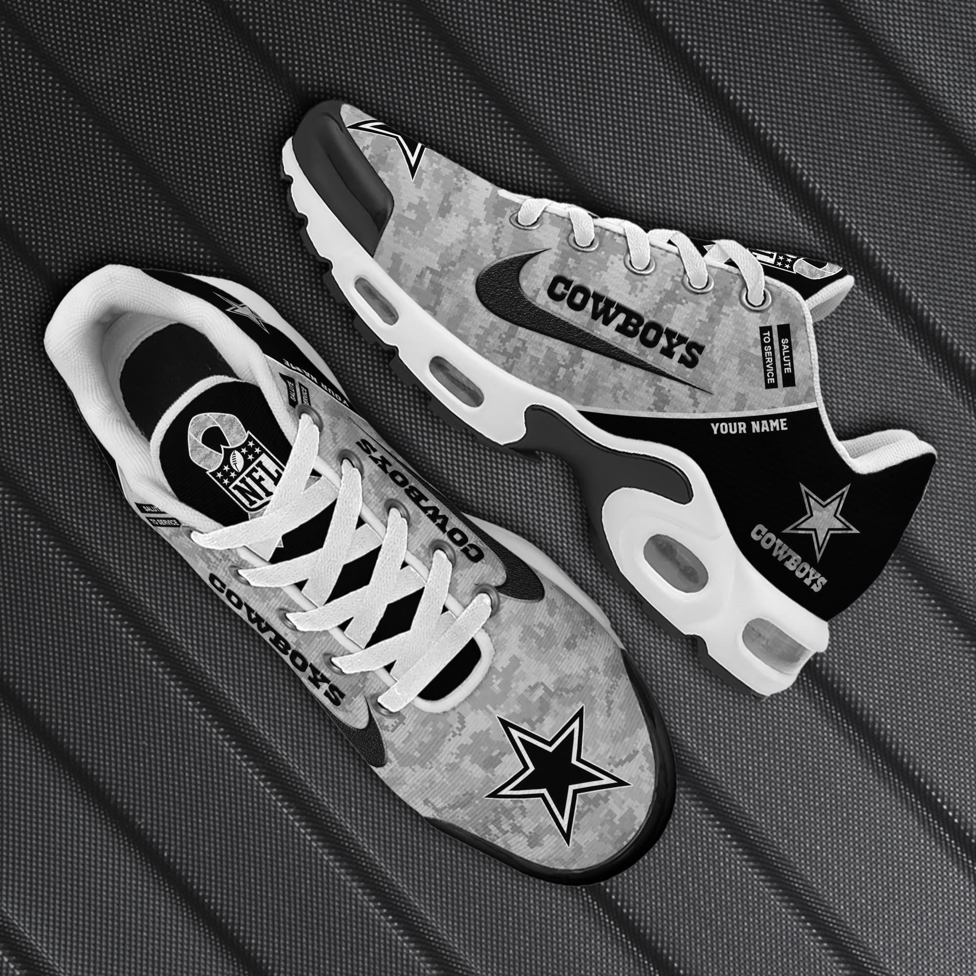Dallas Cowboys Team TN Shoes 2026 Version Custom Name 581
