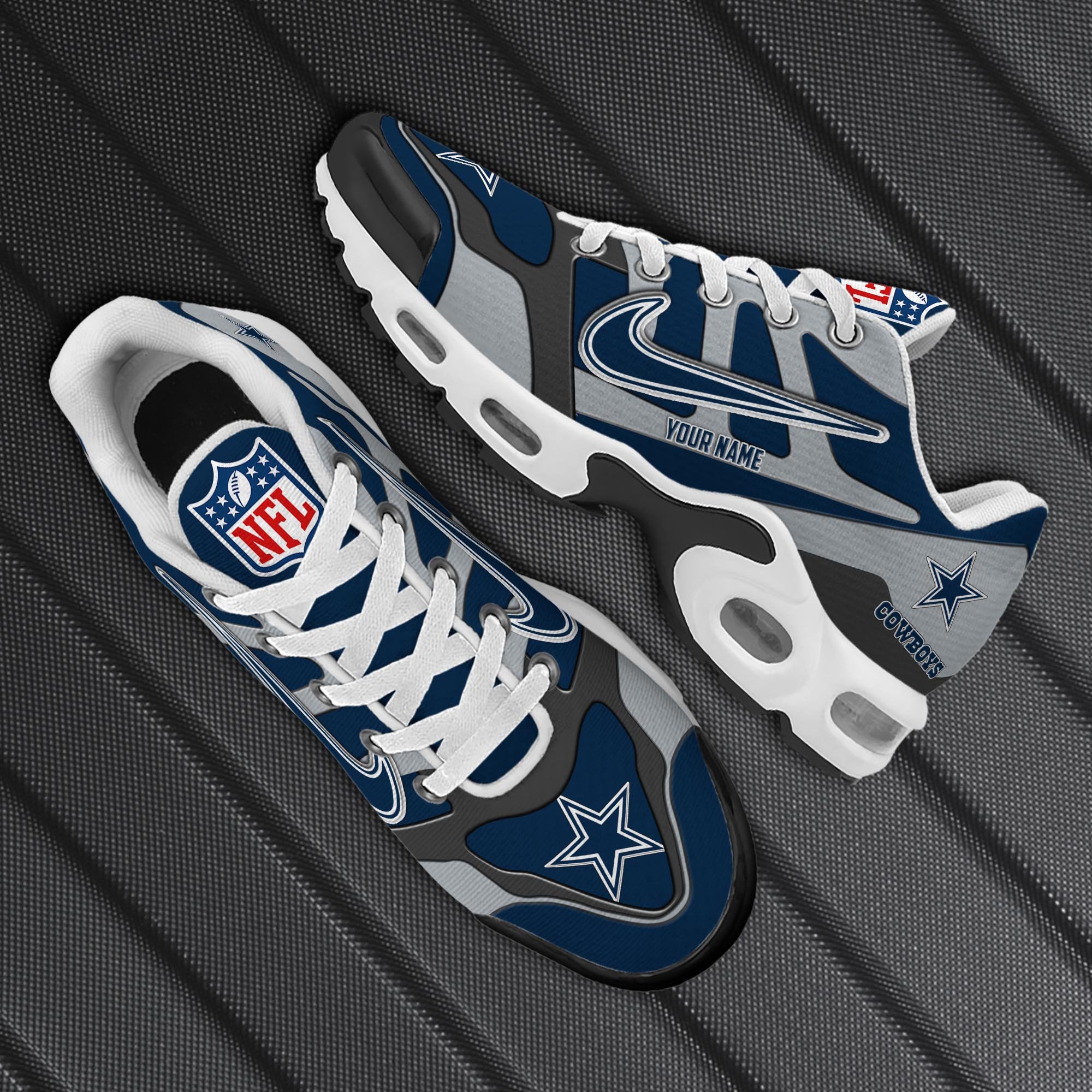 Dallas Cowboys TN Shoes Custom Your Name