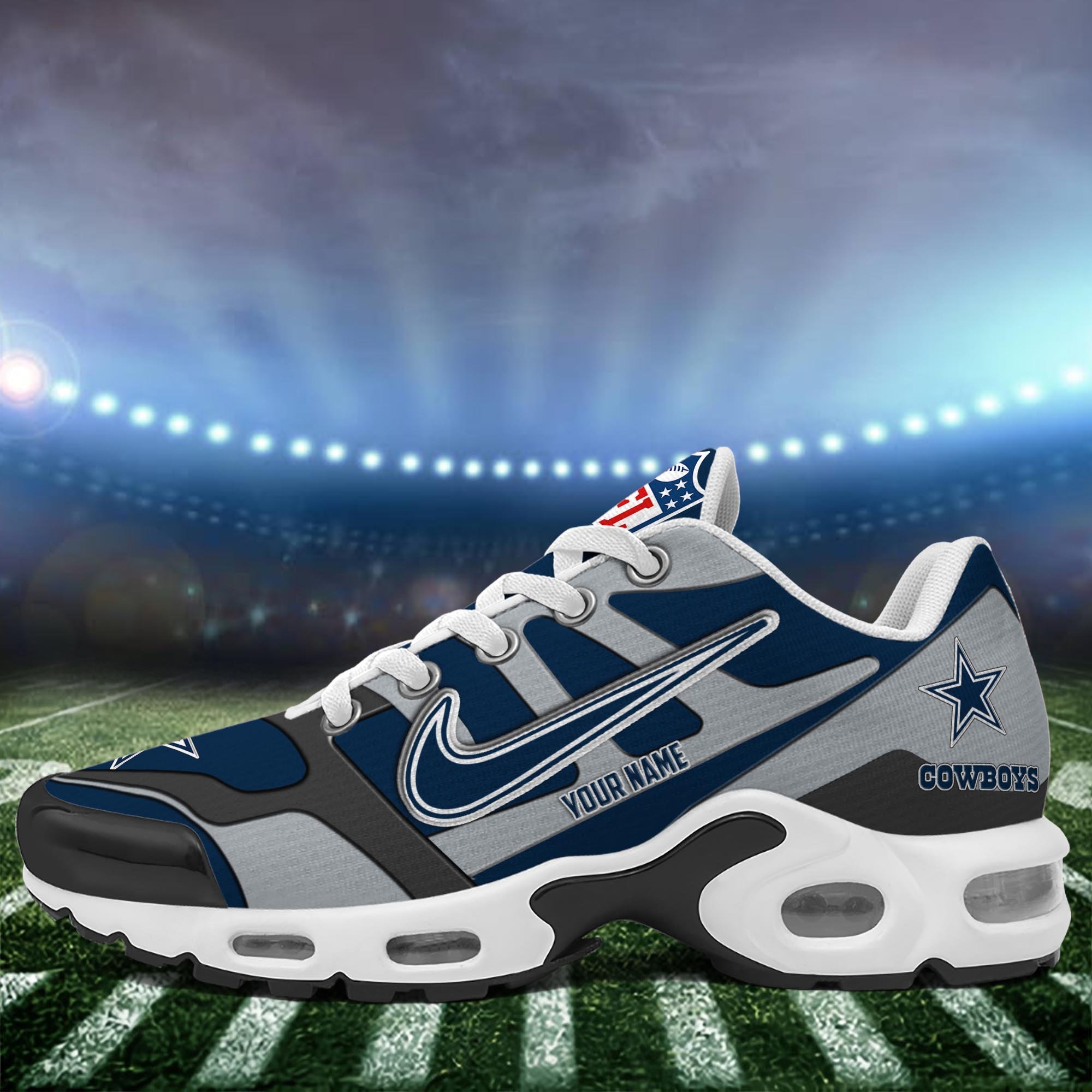Dallas Cowboys TN Shoes Custom Your Name