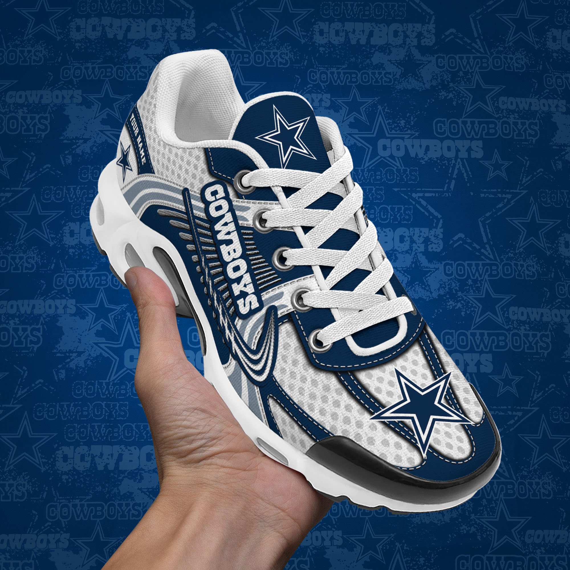 Dallas Cowboys TN Shoes Custom Your Name, Sport Team Shoes