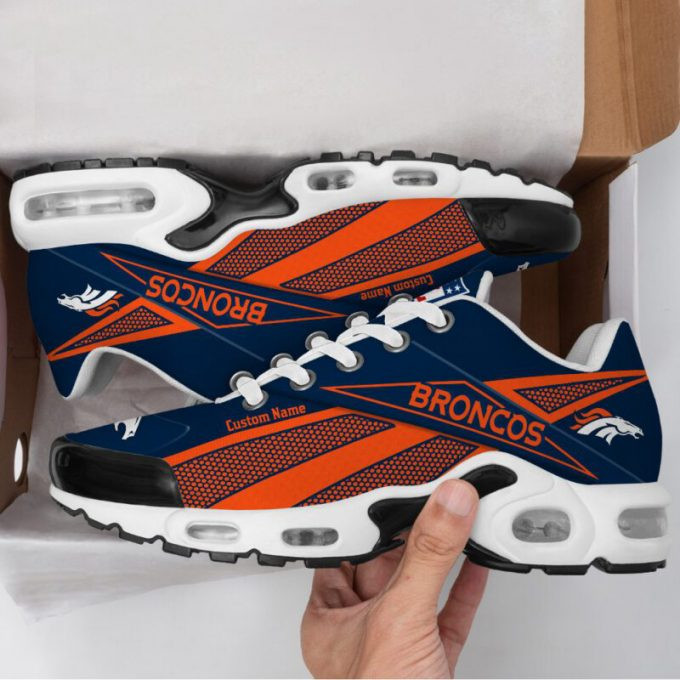 Denver Broncos Custom Name Air Max Shoes Air Cushion Sneakers