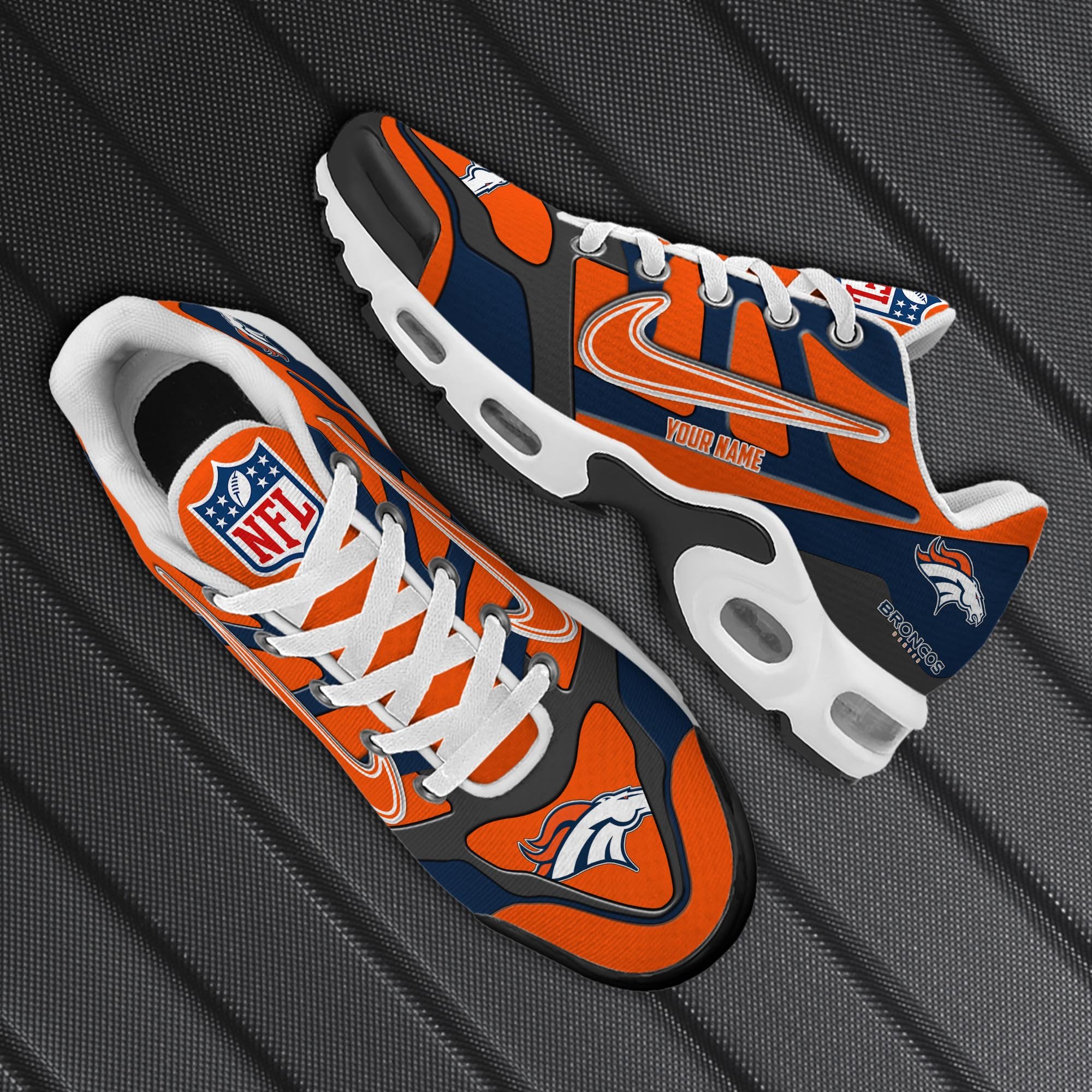 Denver Broncos TN Shoes Custom Your Name