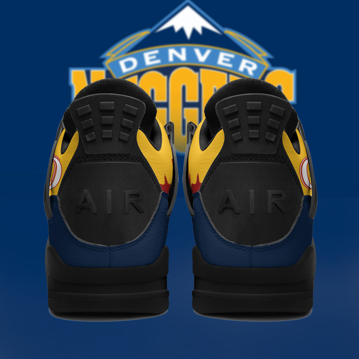 DENVER NUGGETS Personalized Name And Number Shoes