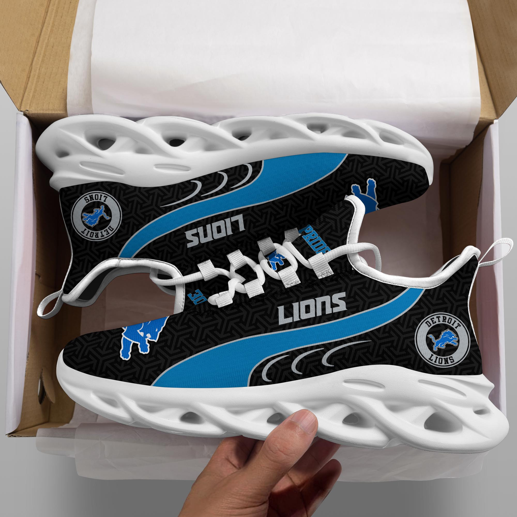 Detroit Lions Clunky Shoes T-42107