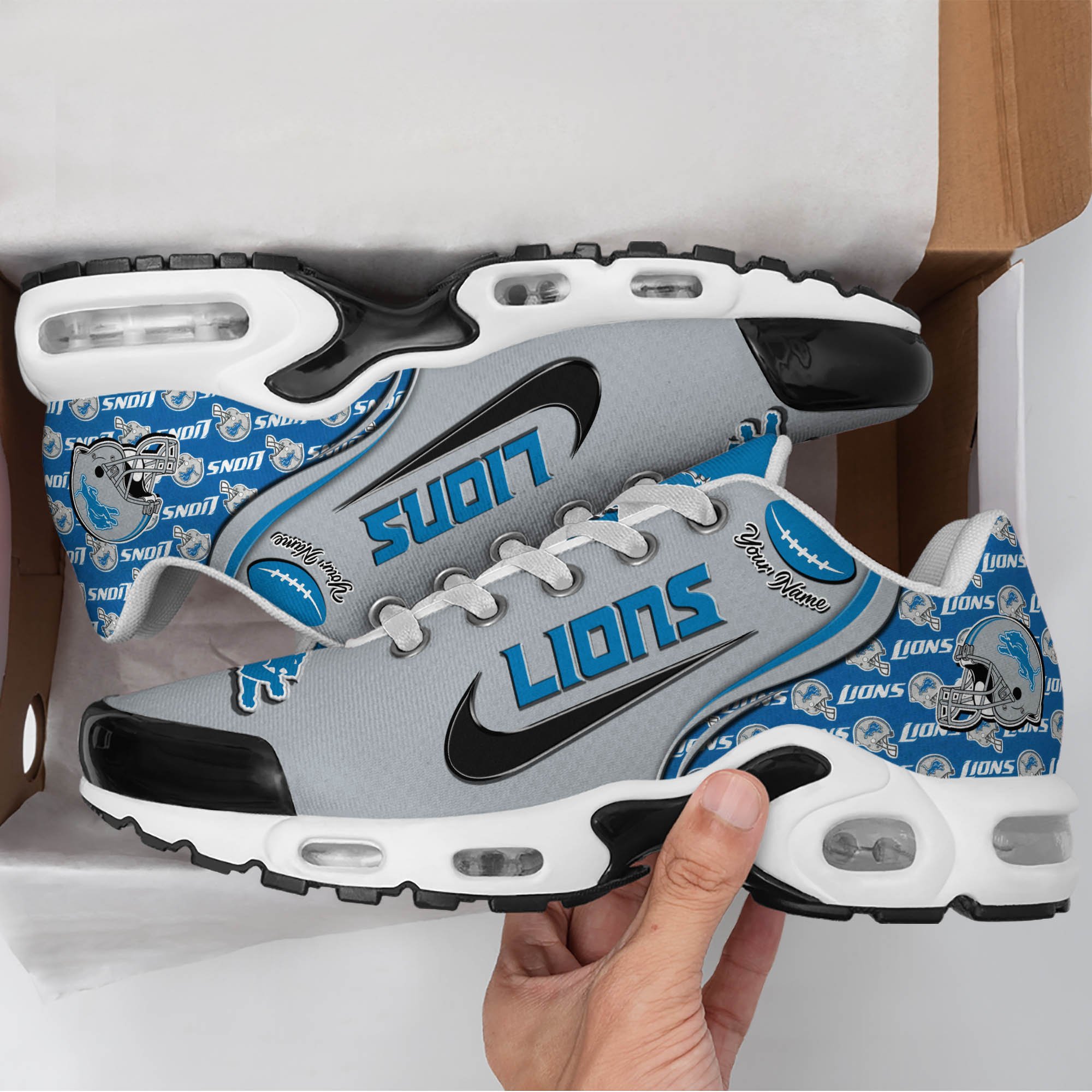 Detroit Lions TN Shoes 2026 Version Custom Your Name 499