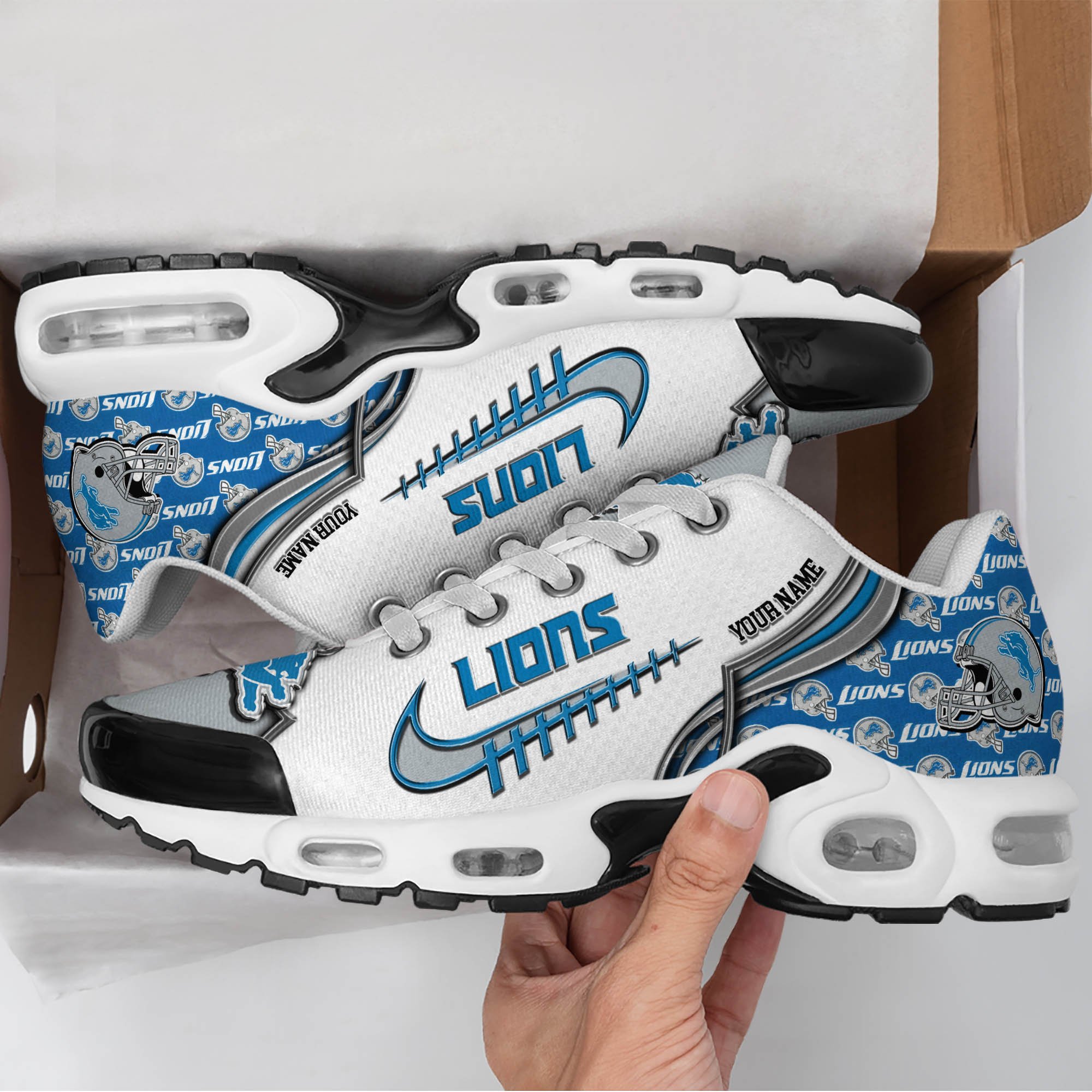Detroit Lions TN Shoes 2026 Version Custom Your Name 642