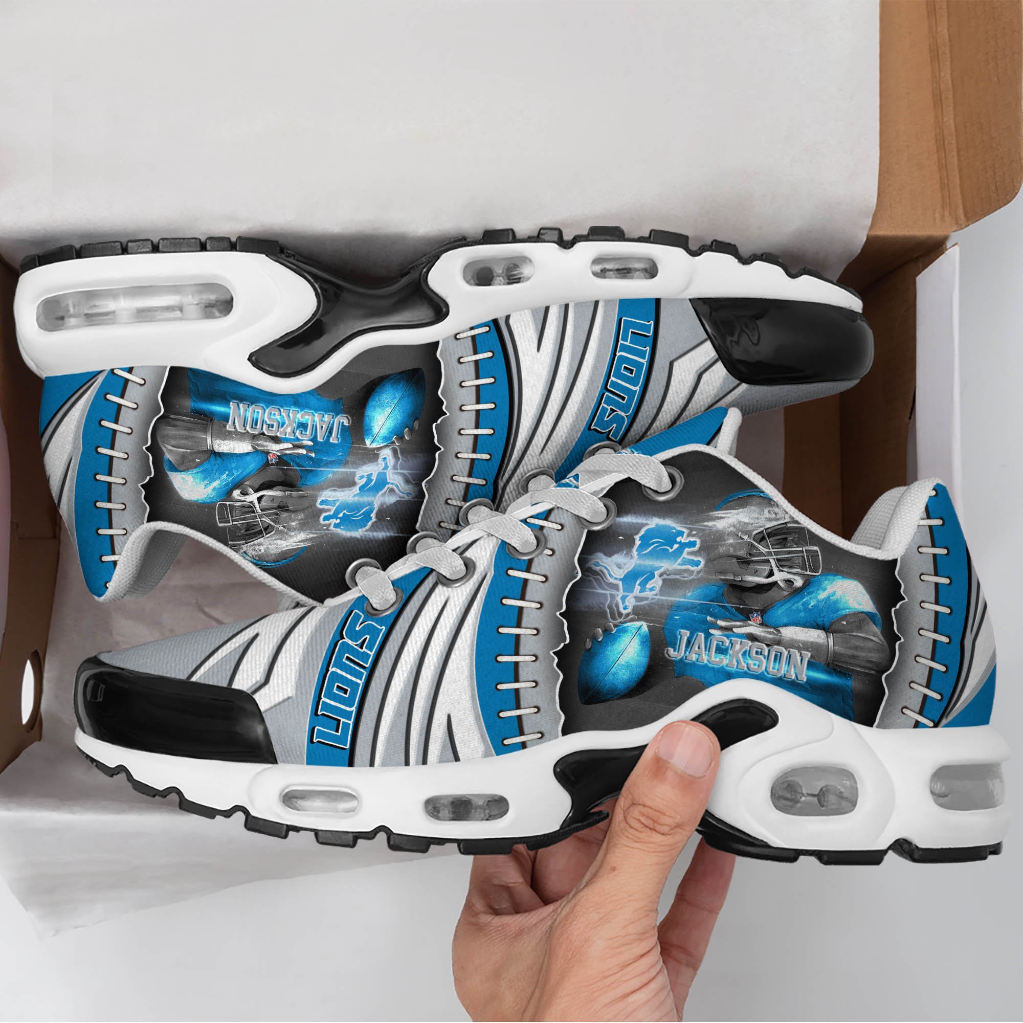 Detroit Lions TN Shoes 2026 Version Custom Your Name 919