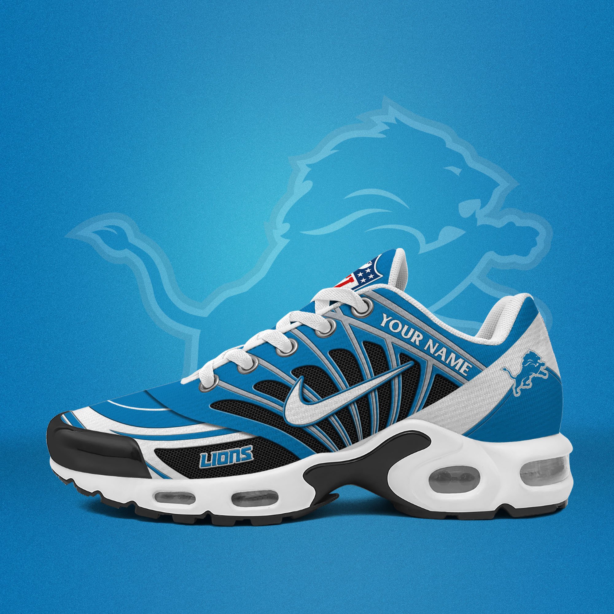 Detroit Lions TN Shoes 2026 Versions Custom Your Name 921