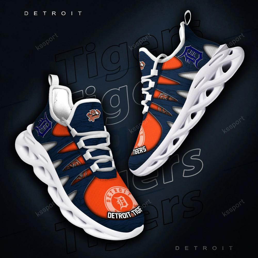 Detroit Tigers Max Soul Shoes, Running Sneakers
