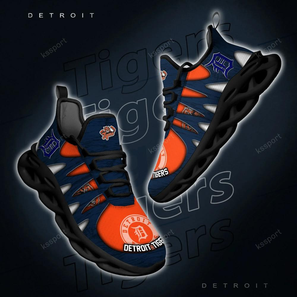Detroit Tigers Max Soul Shoes, Running Sneakers