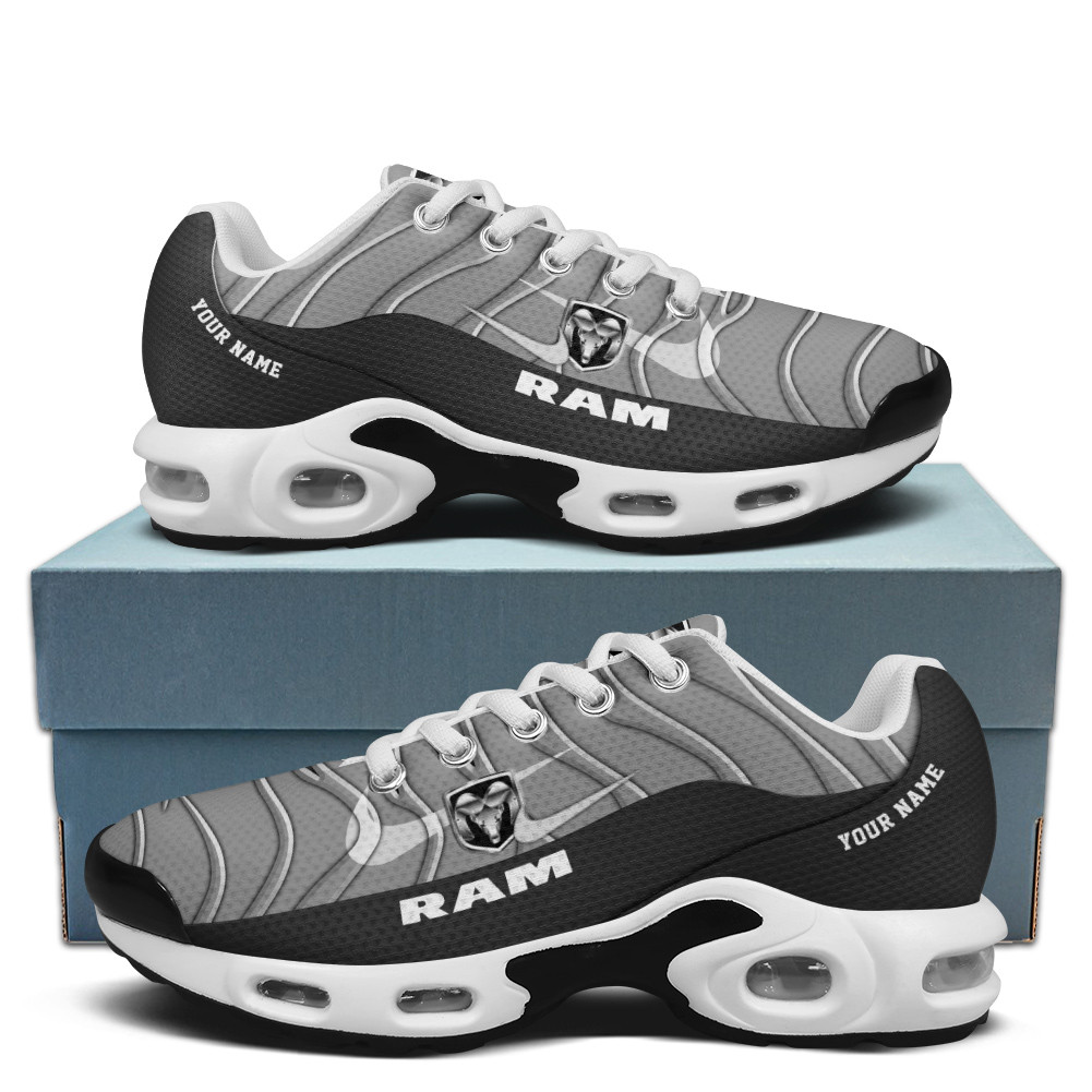 Dodge Ram Vibrant Wave Custom Name TN Air Max Shoes Air Cushion Sneakers