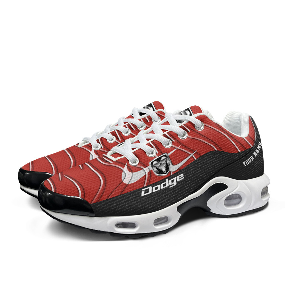 Dodge Vibrant Wave Custom Name TN Air Max Shoes Air Cushion Sneakers
