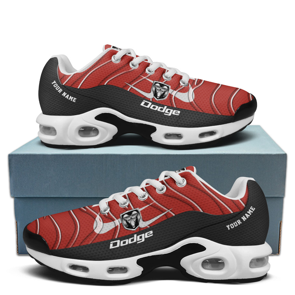 Dodge Vibrant Wave Custom Name TN Air Max Shoes Air Cushion Sneakers