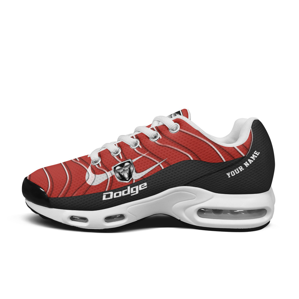Dodge Vibrant Wave Custom Name TN Air Max Shoes Air Cushion Sneakers