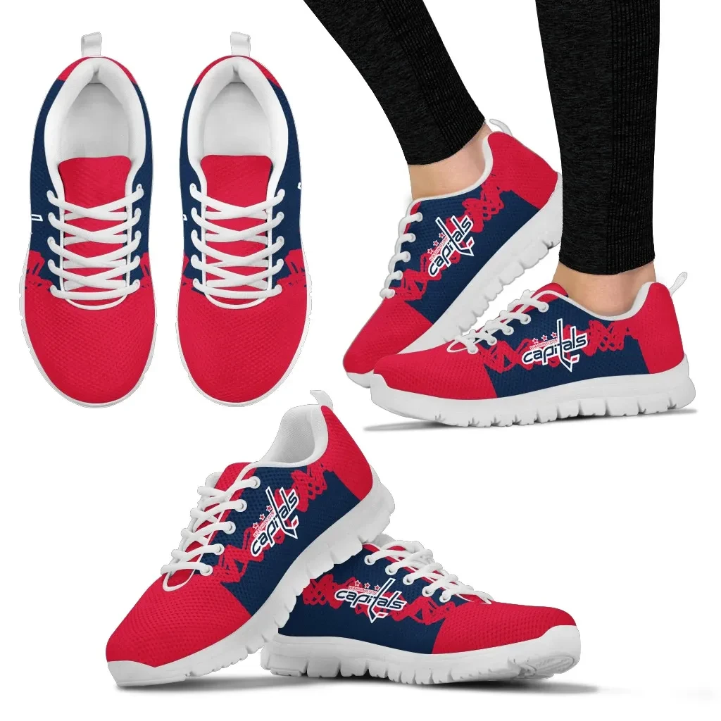 Doodle Line Amazing Washington Capitals Sneakers V1