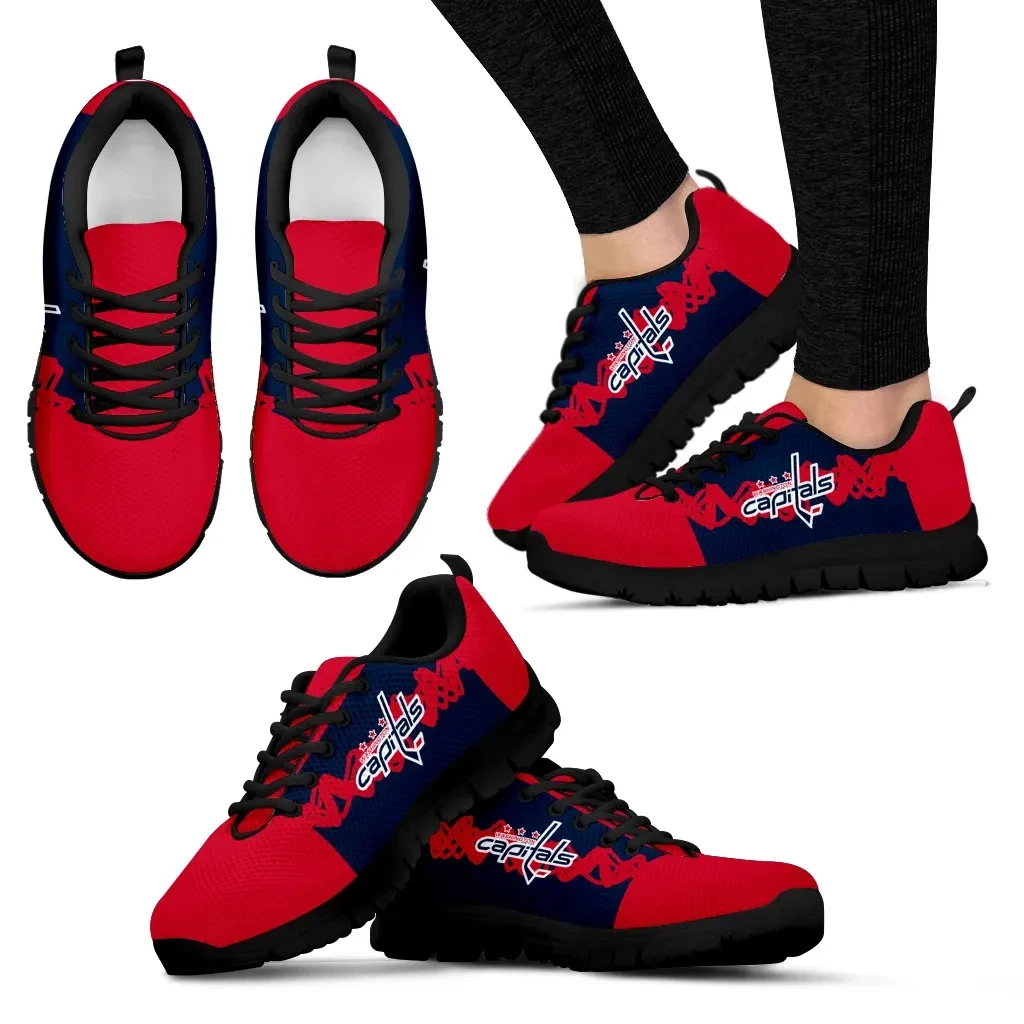 Doodle Line Amazing Washington Capitals Sneakers V1