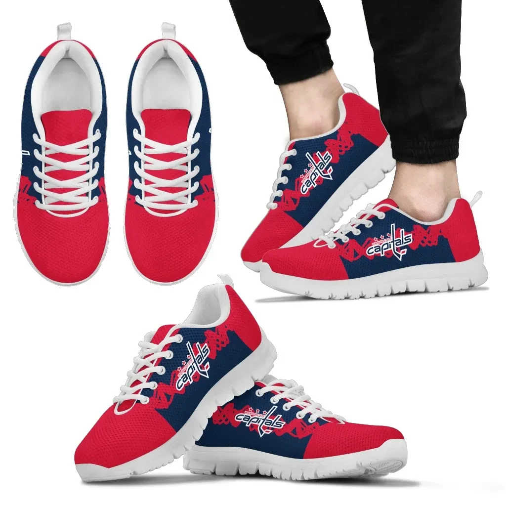 Doodle Line Amazing Washington Capitals Sneakers V1