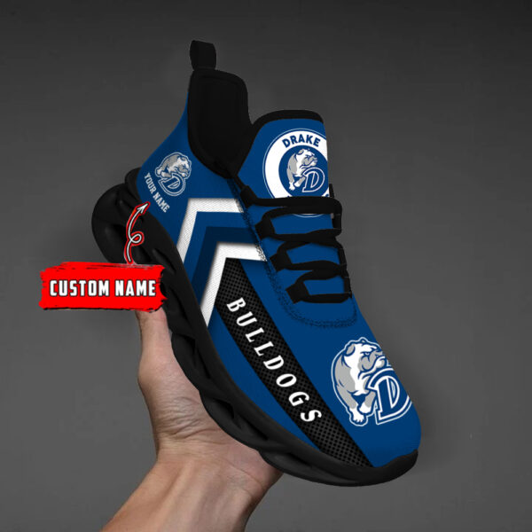 Drake Bulldogs Personalized Custom Name Max Soul Shoes DS003