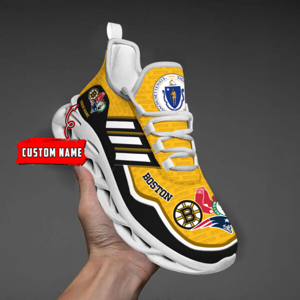 DS005 BostonYELLOW002 Clunky Max Soul Shoes