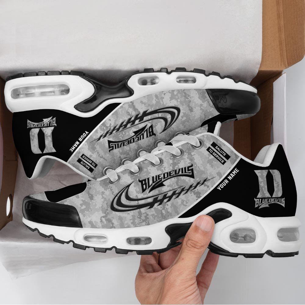 Duke Blue Devils TN Shoes 2026 Version Custom Name, Camouflage Shoes PH585