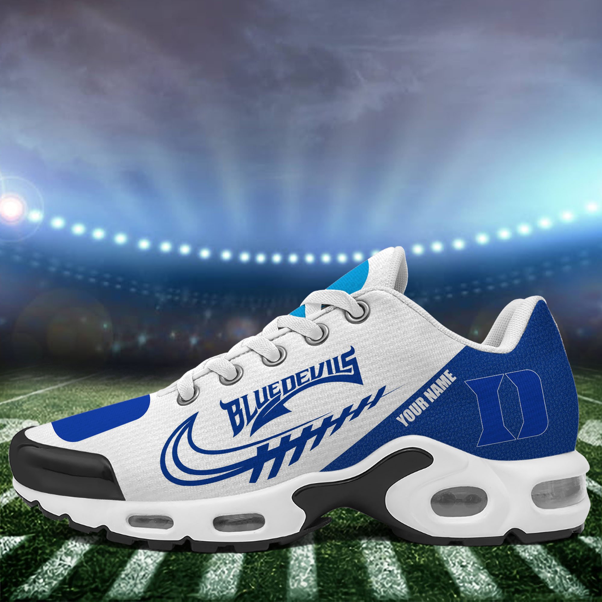 Duke Blue Devils TN Shoes Custom Your Name 514