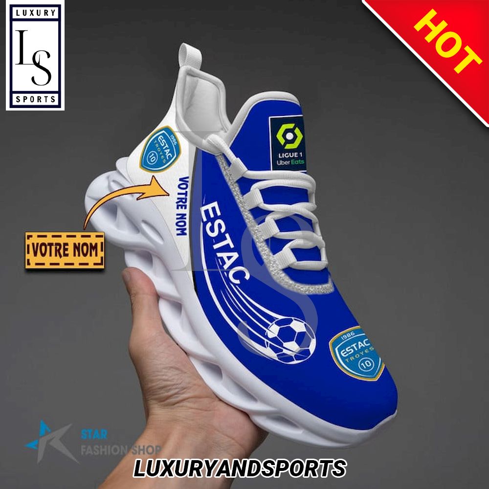ESTAC Troyes Ligue 1 Custom Name Max Soul Shoes