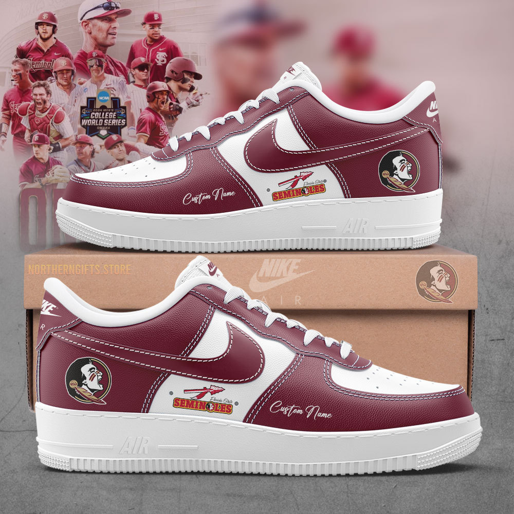 Florida State Seminoles Baseball Custom Name For Fans Shoes -SP17062417ID10DS10