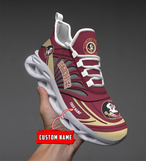 Florida State Seminoles Custom Name Max Soul Shoes