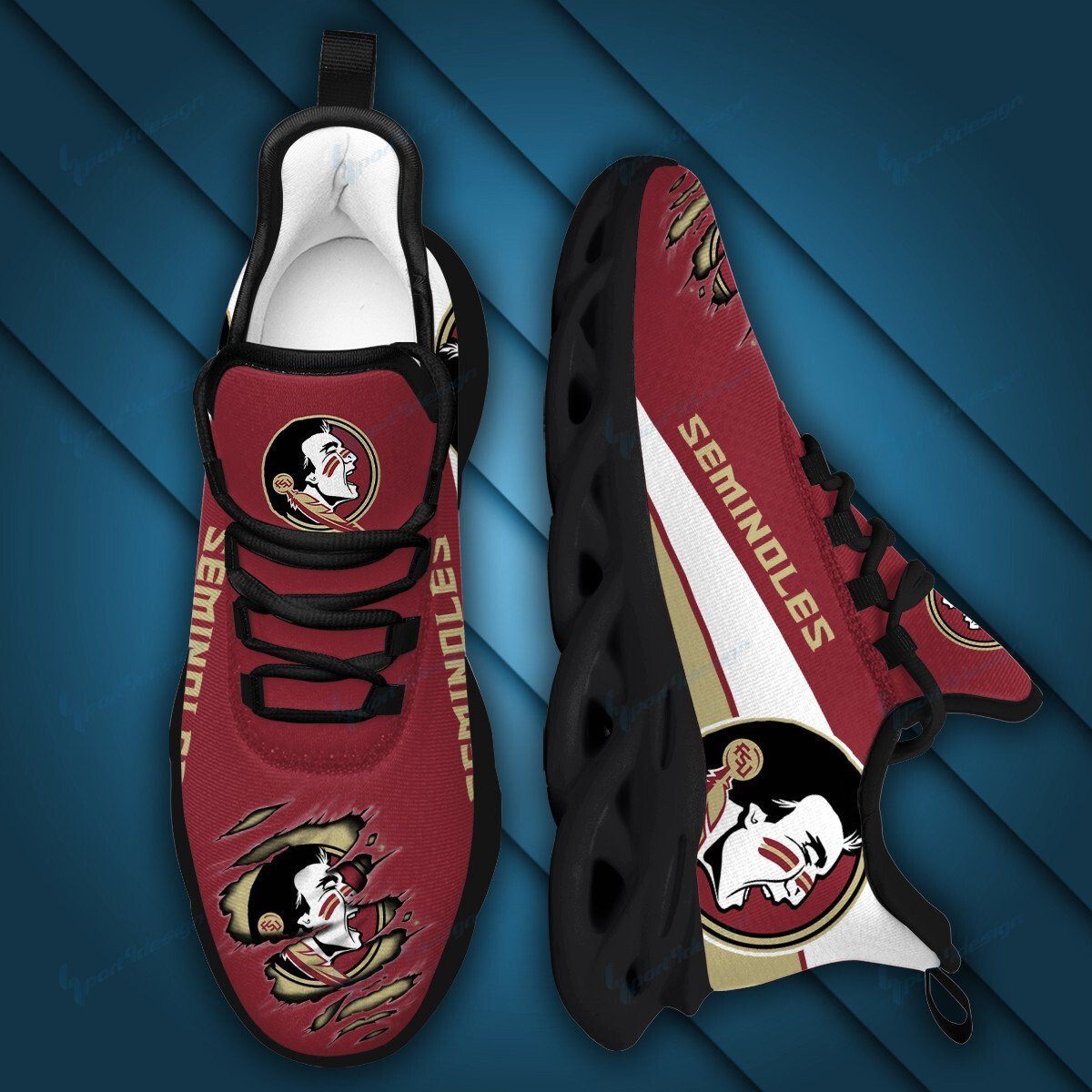 Florida State Seminoles Max Soul YZ Running Sneakers 967