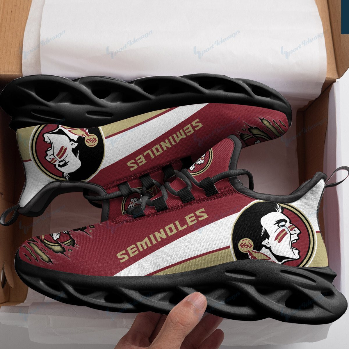 Florida State Seminoles Max Soul YZ Running Sneakers 967