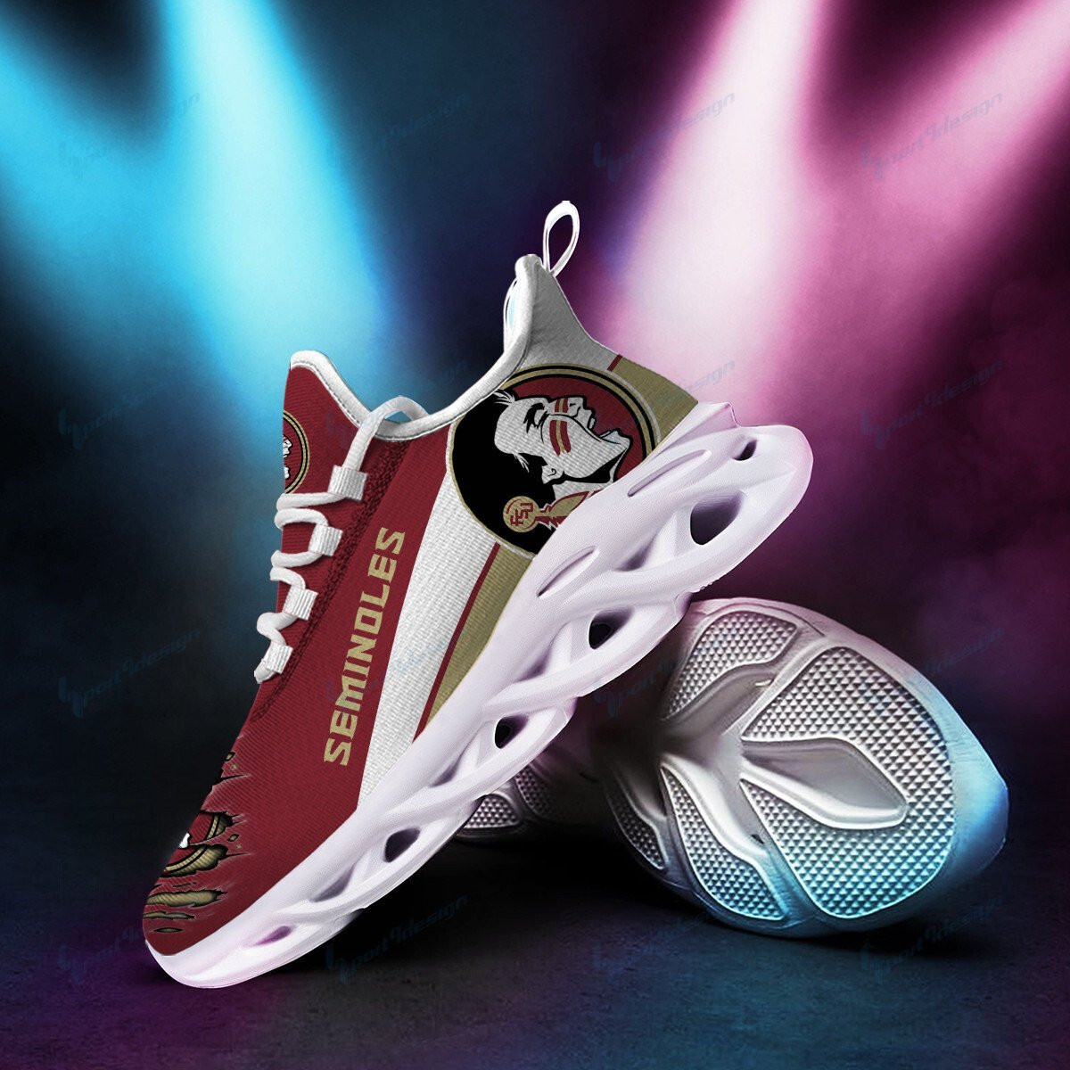 Florida State Seminoles Max Soul YZ Running Sneakers 967