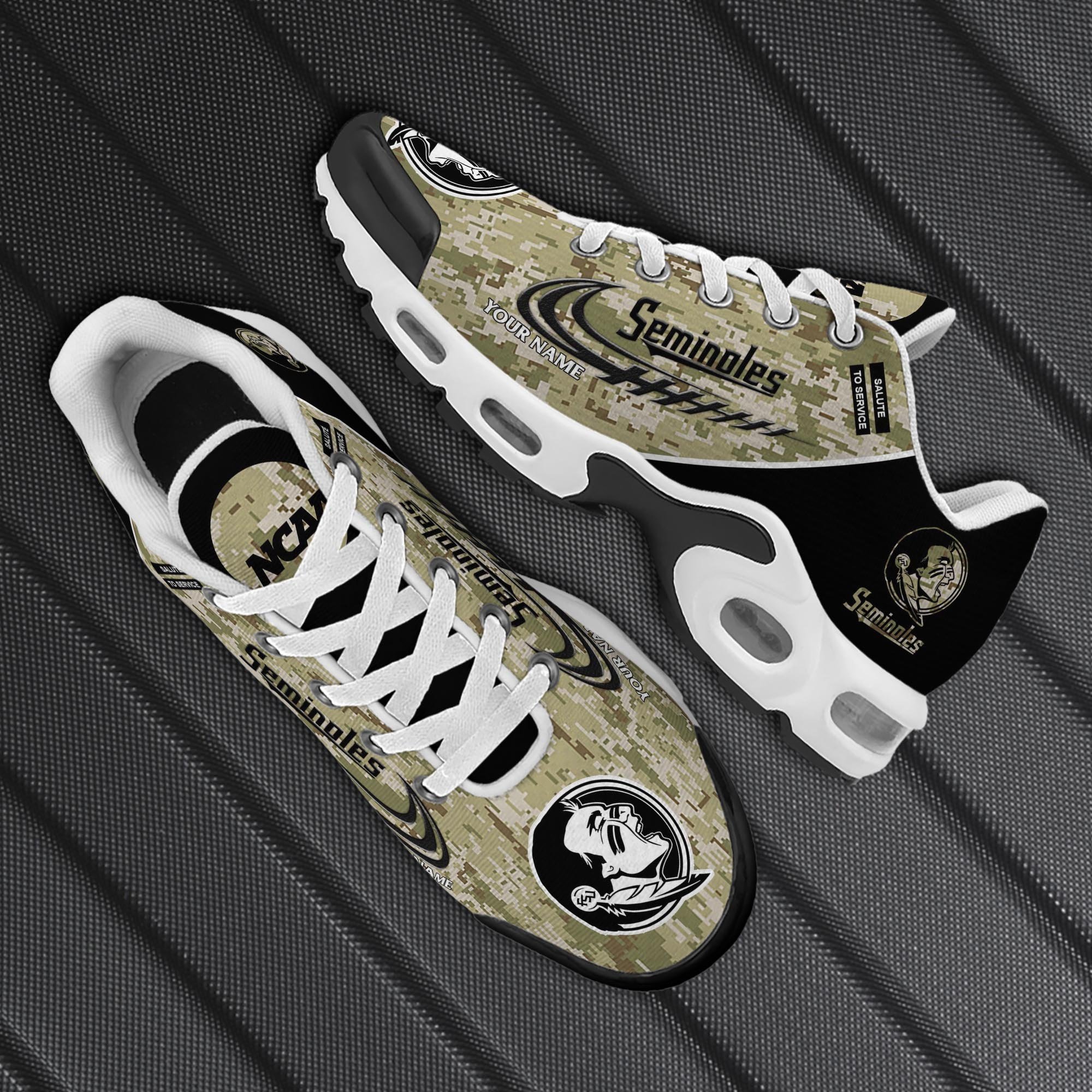 Florida State Seminoles TN Shoes 2026 Version Custom Name, Camouflage Shoes, Gifts For Football Lovers