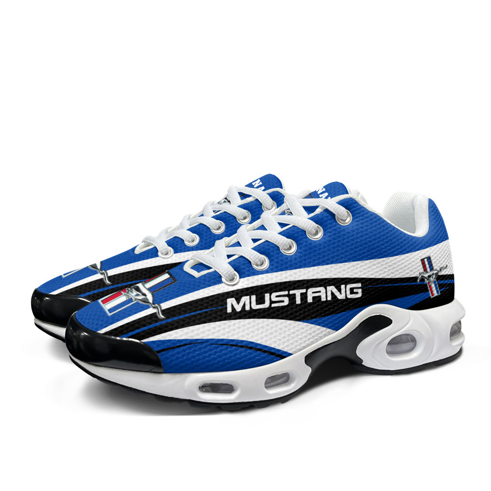 Ford Mustang 2 Wave Style Custom Name TN Air Max Shoes Air Cushion Sneakers