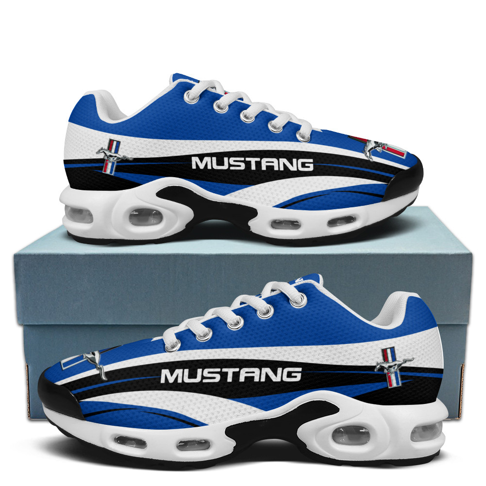 Ford Mustang 2 Wave Style Custom Name TN Air Max Shoes Air Cushion Sneakers