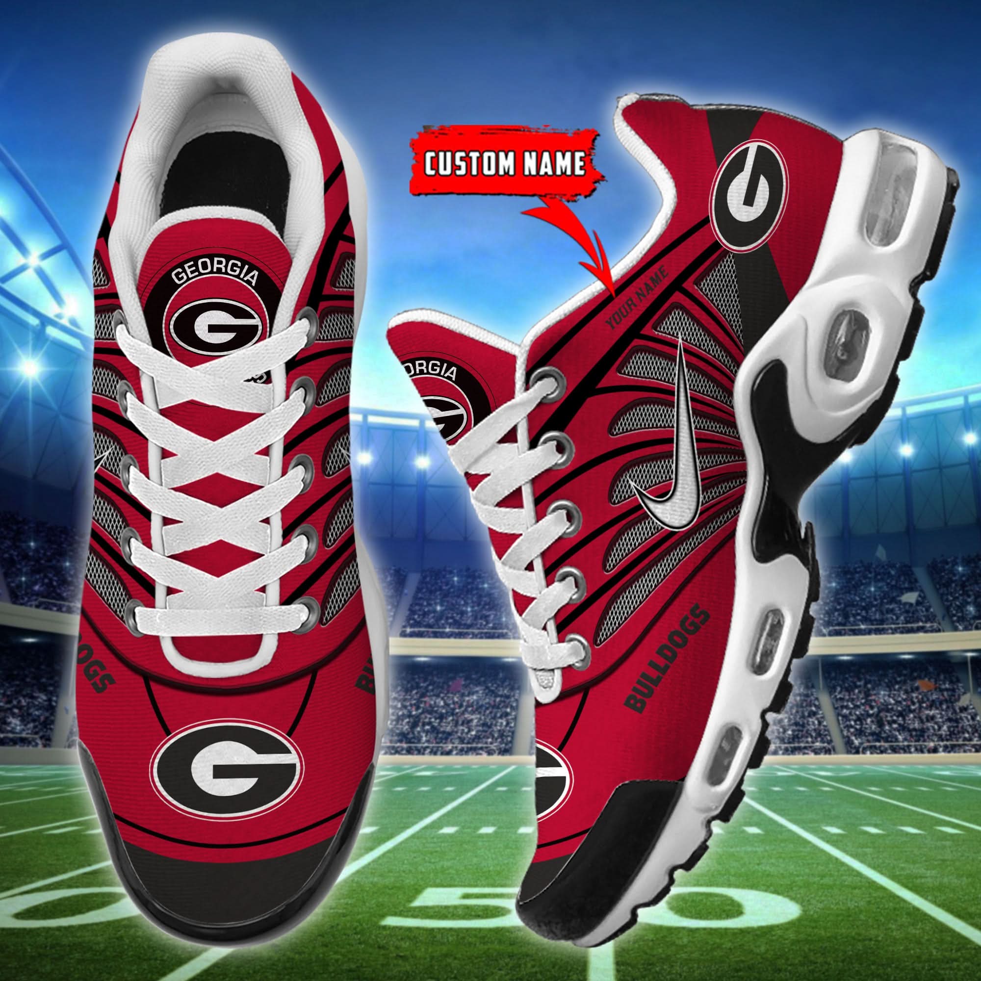 Georgia Bulldogs Air Max Plus Shoes
