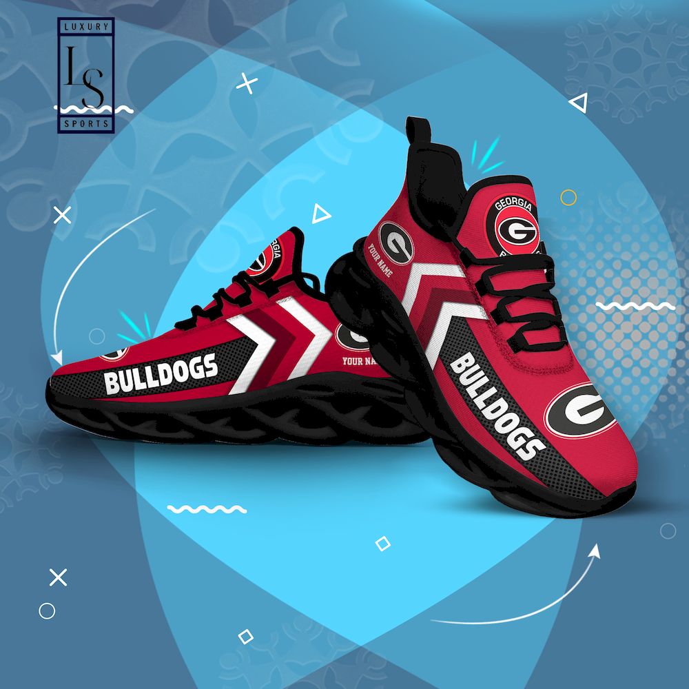 Georgia Bulldogs Personalized Max Soul Shoes