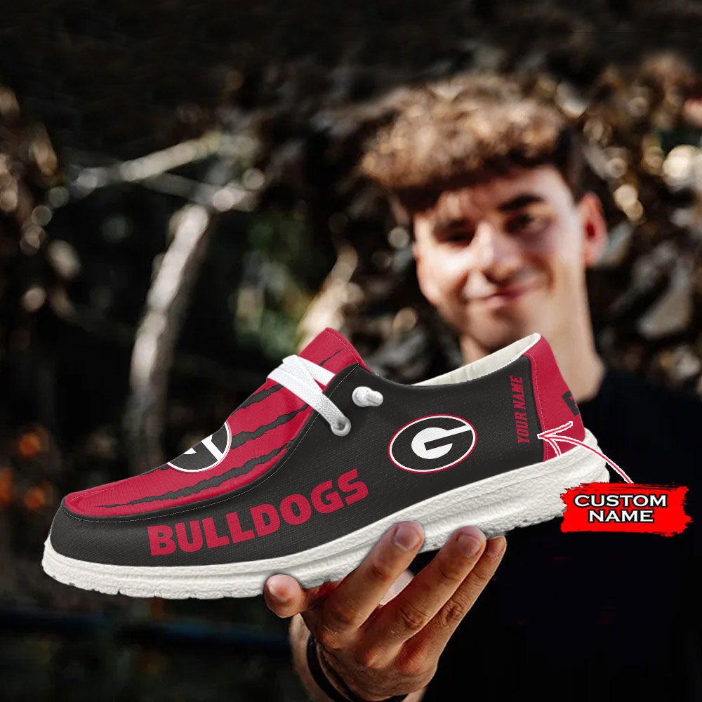 Georgia Bulldogs Scratch Hey Dude Shoes