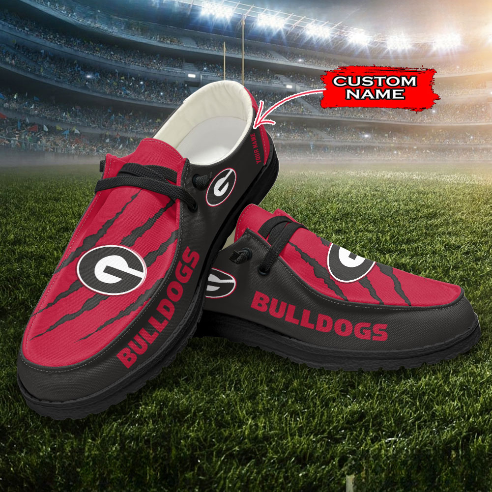Georgia Bulldogs Scratch Hey Dude Shoes