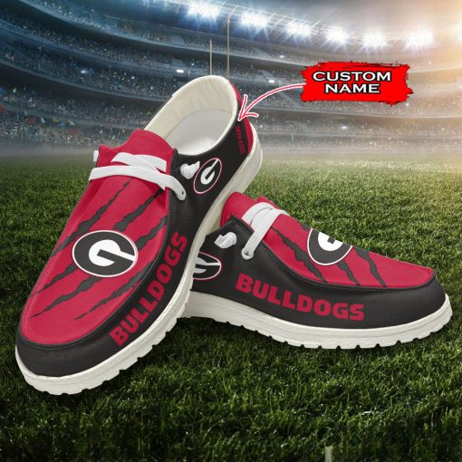 Georgia Bulldogs Scratch Hey Dude Shoes