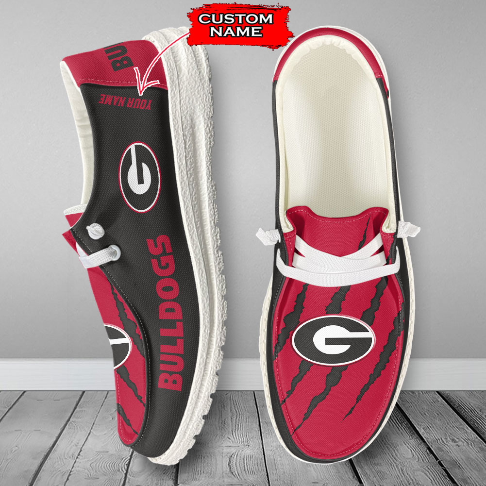 Georgia Bulldogs Scratch Hey Dude Shoes