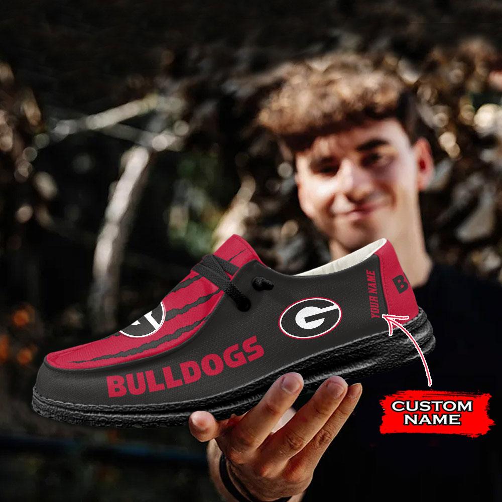 Georgia Bulldogs Scratch Hey Dude Shoes